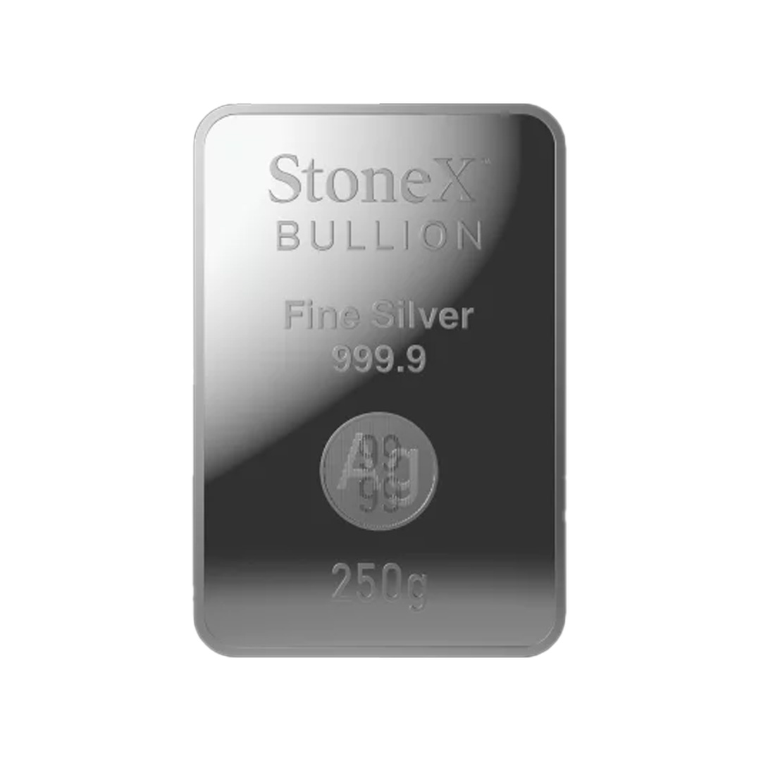 StoneX 250 gram zilveren muntbaren