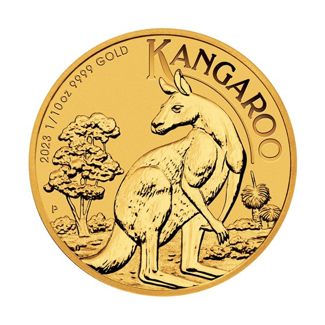 Australian Kangaroo 1/10 Troy ounce gouden munt