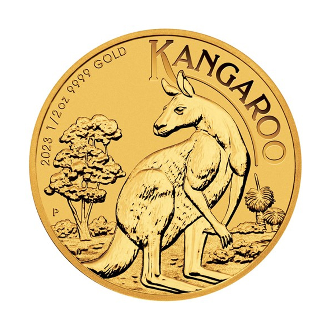 Australian Kangaroo 1/2 Troy ounce gouden munt