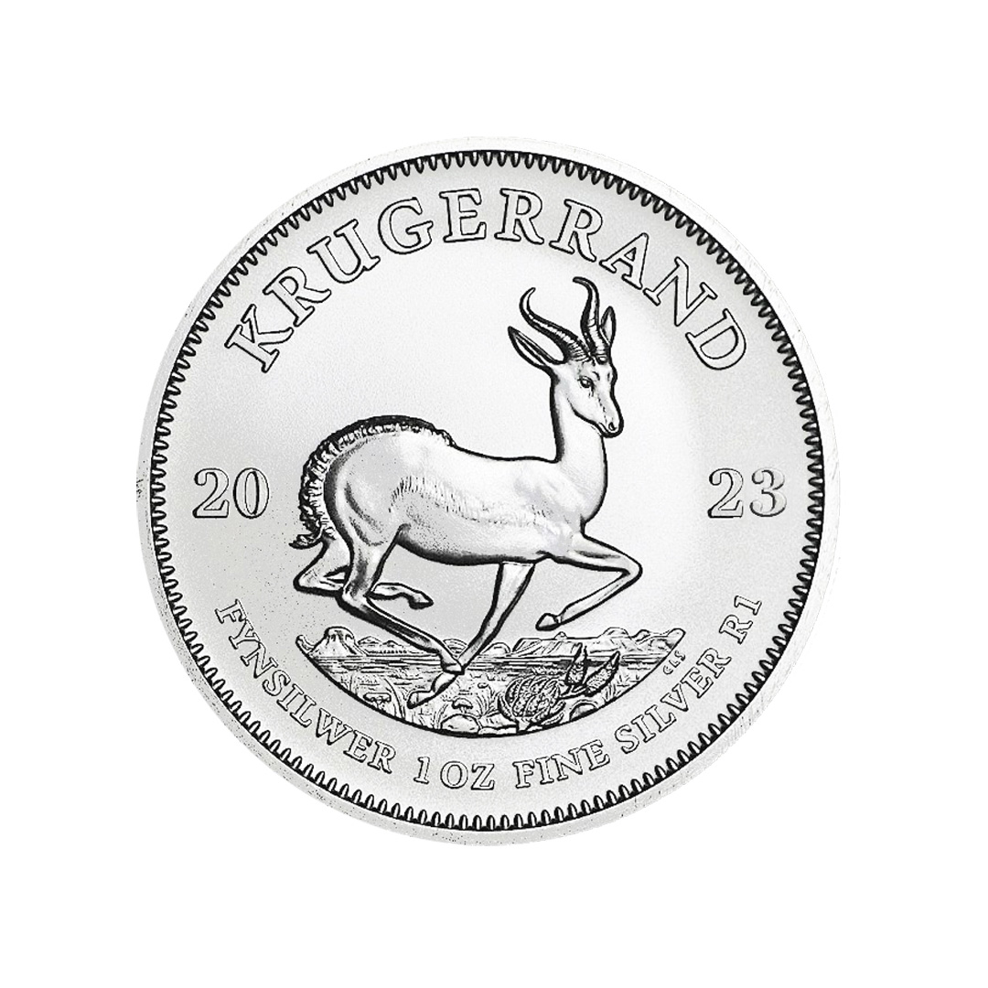 Krugerrand 1 Troy ounce zilveren munt