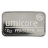 Umicore 10 gram zilverbaar