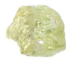 Chrysoberyl ruw ongeslepen.