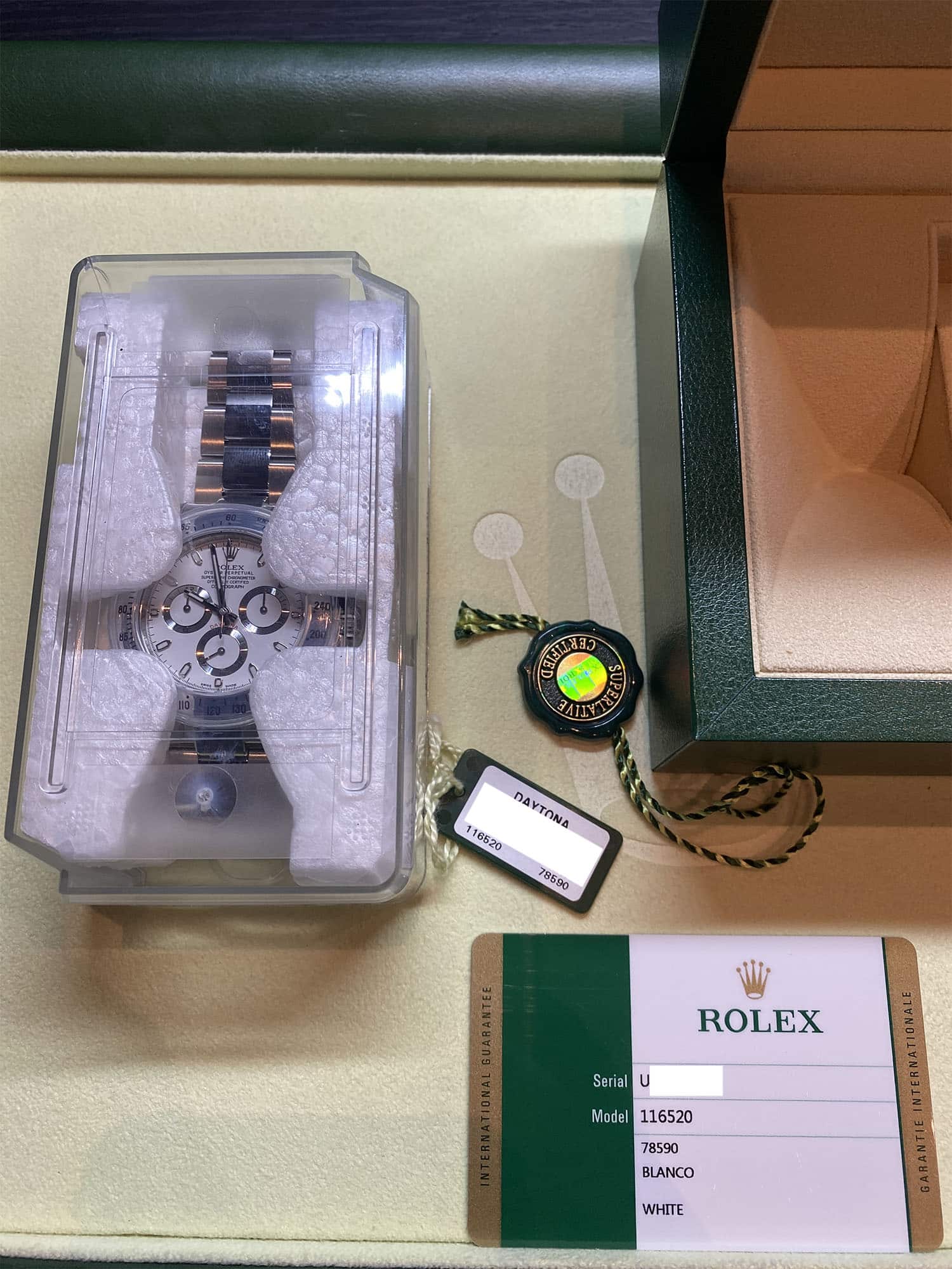 Rolex 116520 NOS ''New Old Stock'' watch